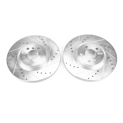 PowerStop EBR1656XPR - Power Stop 16-18 BMW X1 Front Evolution Drilled & Slotted Rotors - Pair