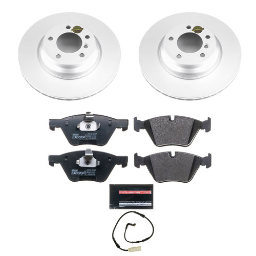 PowerStop ESK3077 - Power Stop 2006 BMW 330i Front Euro-Stop Brake Kit