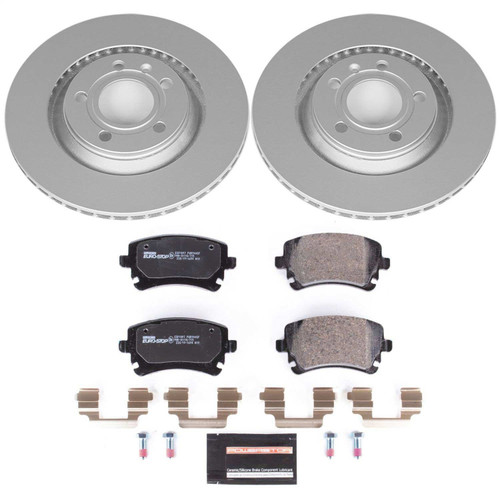 PowerStop ESK4564 - Power Stop 04-09 Audi S4 Rear Euro-Stop Brake Kit