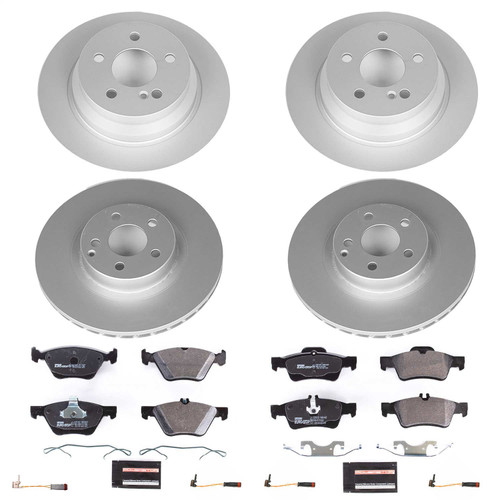 PowerStop ESK4511 - Power Stop 04-05 Mercedes-Benz E320 Front & Rear Euro-Stop Brake Kit