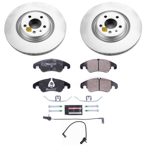 PowerStop ESK6140 - Power Stop 14-18 Audi A6 Front Euro-Stop Brake Kit