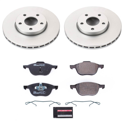 PowerStop ESK5976 - Power Stop 13-18 Ford C-Max Front Euro-Stop Brake Kit