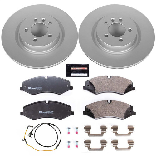 PowerStop ESK7079 - Power Stop 2017 Land Rover Discovery Front Euro-Stop Brake Kit