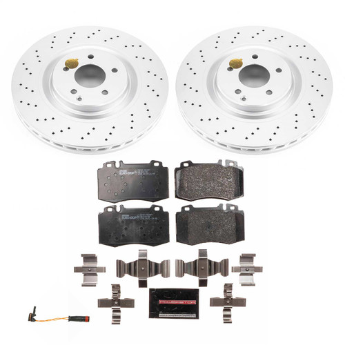 PowerStop ESK6585 - Power Stop 03-06 Mercedes-Benz CLK500 Front Euro-Stop Brake Kit PowerStop ESK6585 - Power Stop 03-06 Mercedes-Benz CLK500 Front Euro-Stop Brake Kit
