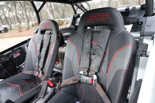 PRP Seats A4101-POR1K - PRP Polaris Gnrl/RZR 900 Trail/XP 1000/TurboS/Mvrck Sport/Trail/Commander/Talon RST Suspension Seat