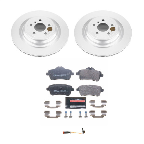 PowerStop ESK7448 - Power Stop 17-19 Mercedes-Benz GLS450 Rear Euro-Stop Brake Kit