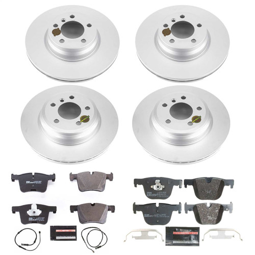 PowerStop ESK7936 - Power Stop 2015 BMW 328i xDrive Front & Rear Euro-Stop Brake Kit