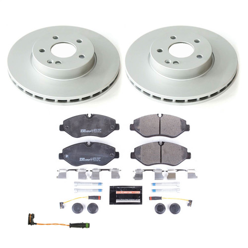 PowerStop ESK8219 - Power Stop 16-19 Mercedes-Benz Metris Front Euro-Stop Brake Kit