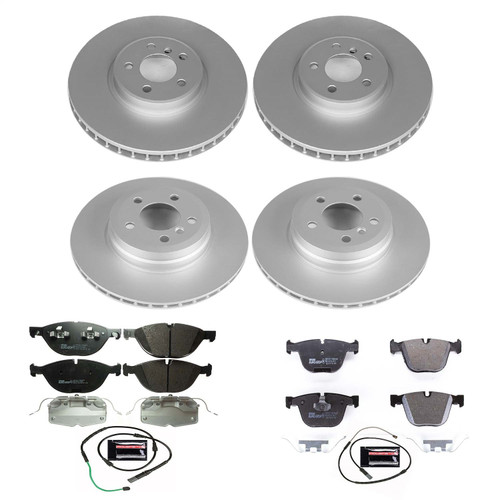 PowerStop ESK8442 - Power Stop 2019 BMW X6 Front & Rear Euro-Stop Brake Kit