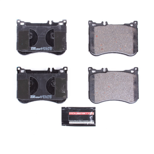 PowerStop ESP2121 - Power Stop 13-18 Mercedes-Benz SL550 Euro-Stop ECE-R90 Front Brake Pads