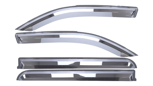 Putco 480071 - 19-20 Ram 1500 - Crew Cab (Set of 4) Element Chrome Window Visors