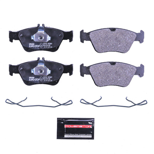 PowerStop ESP0783 - Power Stop 98-04 Mercedes-Benz SLK230 Euro-Stop ECE-R90 Front Brake Pads