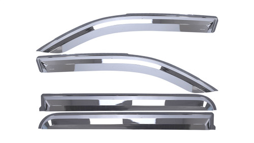 Putco 480070 - 19-20 Ram 1500 - Quad Cab (Set of 4) Element Chrome Window Visors