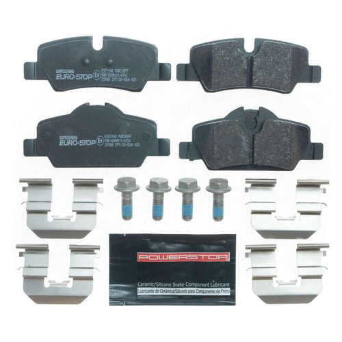PowerStop ESP2148 - Power Stop 14-19 Mini Cooper Euro-Stop ECE-R90 Rear Brake Pads