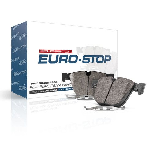 PowerStop ESP1102 - Power Stop 05-09 Audi A8 Euro-Stop ECE-R90 Front Brake Pads