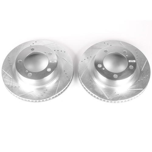 PowerStop JBR1312XPR - Power Stop 08-11 Lexus LX570 Front Evolution Drilled & Slotted Rotors - Pair