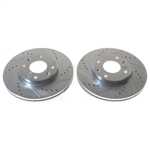 PowerStop JBR1320XPR - Power Stop 03-05 Hyundai Sonata Front Evolution Drilled & Slotted Rotor - Pair