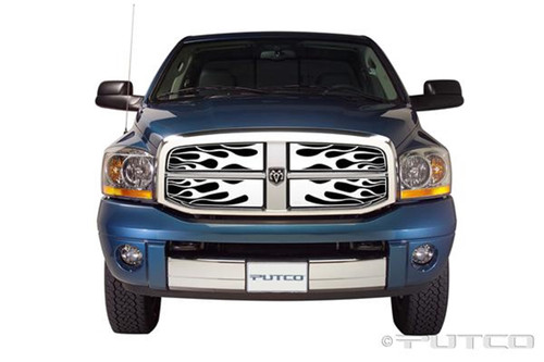 Putco 89156 - 06-08 Ram 1500/2500/3500- Replacement Flaming Inferno Stainless Steel Grille
