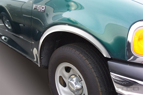 Putco 97214 - Fender Trim; Stainless Steel; Full Size;