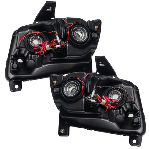 ORACLE Lighting 7070-335 - 11-13 Jeep Grand Cherokee SMD HL (Non-HID)-Chrome - ColorSHIFT w/ BC1 Controller