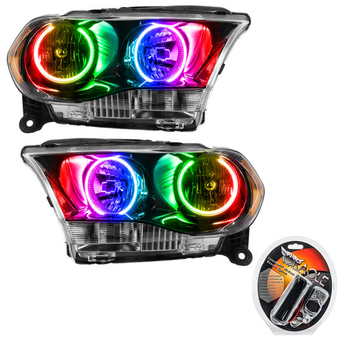 ORACLE Lighting 7102-330 - 11-13 Dodge Durango SMD HL Halogen - Black - ColorSHIFT