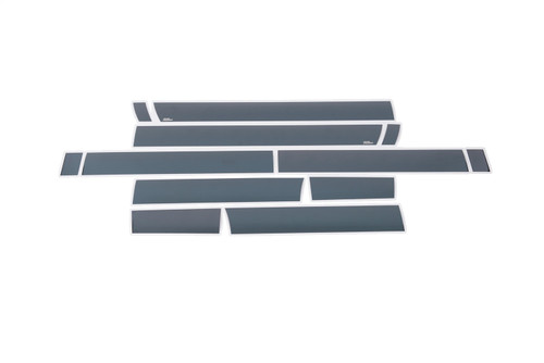 Putco 9751455BP - 11-16 Ford SuperDuty - Crew Cab 8ft (12pcs - 6.25in Wide) Black Platinum Rocker Panels