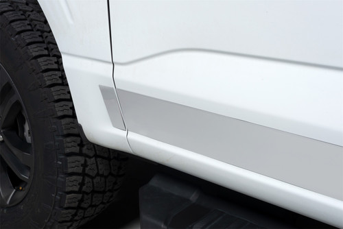 Putco 9751469 - 2021 Ford F-150 Reg Cab 6.5ft Short Box Stainless Steel Rocker Panels (4.25in Tall 10pcs)