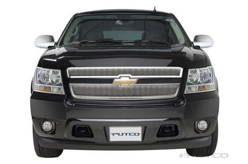 Putco 99158 - 07-14 Chevrolet Suburban - Bolt on Liquid Mesh Grilles