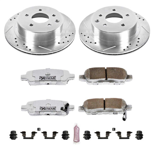 PowerStop K103-26 - Power Stop 03-05 Infiniti G35 Rear Z26 Street Warrior Brake Kit