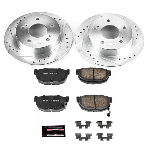 PowerStop K1174 - Power Stop 94-98 Nissan 240SX Rear Z23 Evolution Sport Brake Kit