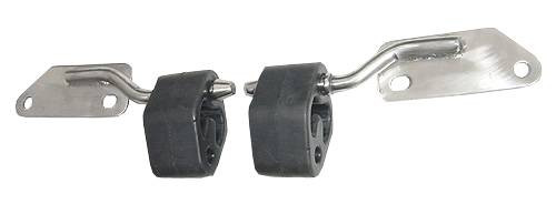 Pypes MHV6 - Exhaust Muffler Hanger Mustang Natural 304 Stainless Steel  Exhaust