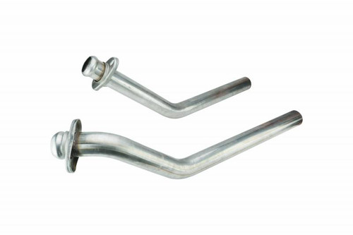 Pypes DFM10S - 67-69 Mustang Exhaust Manifold Down Pipe 2.5 in Standard Manifold Hardware Not Incl Natural 409 Stainless Steel  Exhaust