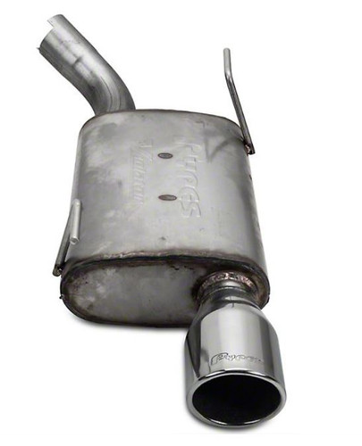Pypes SFM67 - 2005-2010 Mustang V6 Axle Back Exhaust Kit 4 Inch 304SS Tip 409 Stainless Violator Muffler  Performance Exhaust
