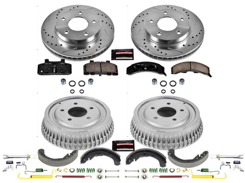 PowerStop K15084DK - Power Stop 86-90 Buick LeSabre Front & Rear Z23 Evolution Sport Brake Kit