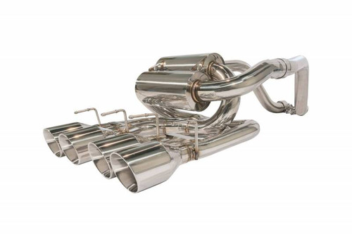 Pypes SCC61VS - 2005-2013 C6 Quad Tip Axle Back Exhaust Kit 304 Stainless  Performance Exhaust