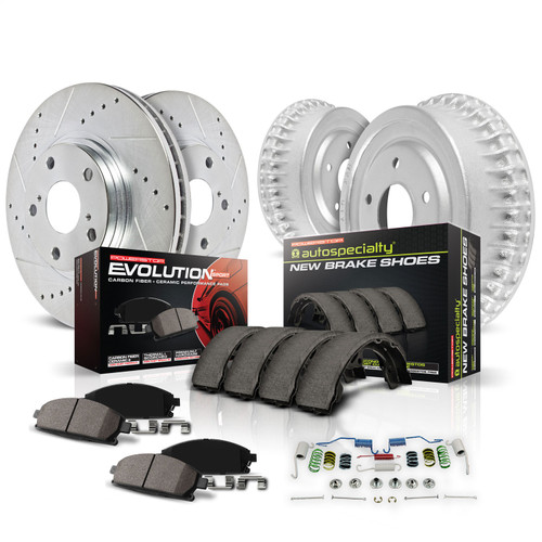 PowerStop K15131DK - Power Stop 93-02 Mercury Villager Front & Rear Z23 Evolution Sport Brake Kit