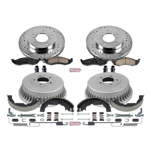 PowerStop K15131DK - Power Stop 93-02 Mercury Villager Front & Rear Z23 Evolution Sport Brake Kit