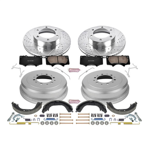 PowerStop K15098DK - Power Stop 00-03 Toyota Tundra Front & Rear Z23 Evolution Sport Brake Kit