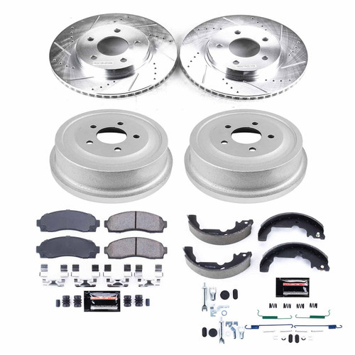 PowerStop K15219DK - Power Stop 02-07 Saturn Vue Front & Rear Z23 Evolution Sport Brake Kit
