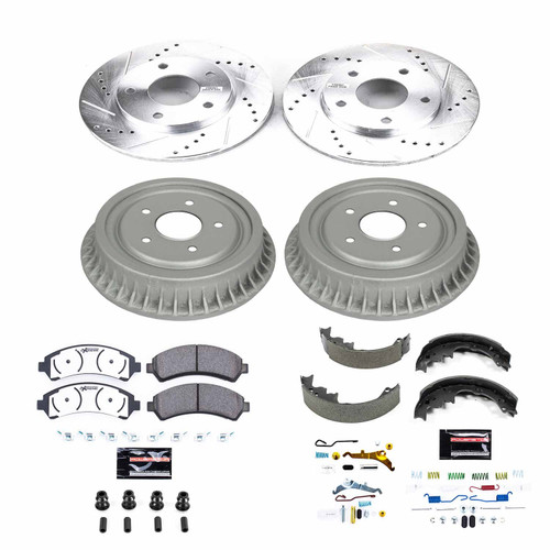 PowerStop K15428DK-36 - Power Stop 98-03 Chevrolet S10 Front & Rear Z36 Truck & Tow Brake Kit