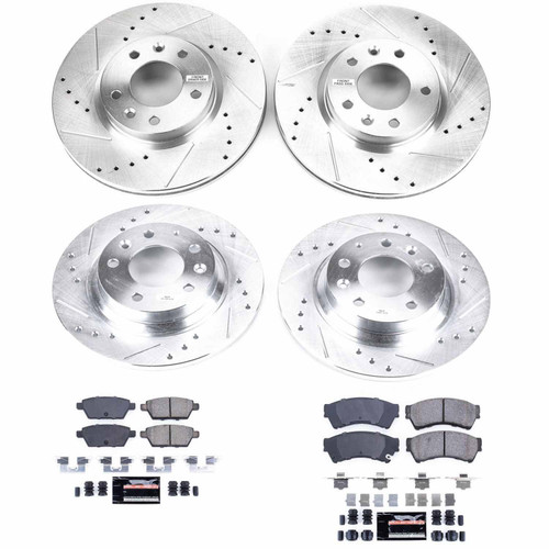 PowerStop K200 - Power Stop 06-12 Ford Fusion Front & Rear Z23 Evolution Sport Brake Kit