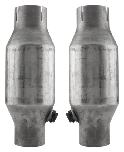 Pypes SGG922TE - Crossmember Back w/X-Pipe Exhaust System 78-88 El Camino SS Split Rear Dual Exit 2.5 in Intermediate And Stainless Steel Tail Pipe Turbo Pro Muffler/Hardware Incl Tip Not Incl Catalytic Converter Incl  Exhaust