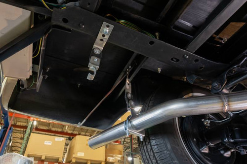 Pypes SGT76T - Crossmember Back W/ H-Pipe Exhaust System 63-66 GM Truck Split Side Dual Exit 2.5 Inch Intermediate And Tailpipe Hardware Incl Turbo Pro Muffler Incl And Tip Not Incl Stainless Steel  Exhaust Pypes SGT76T - Crossmember Back W/ H-Pipe Exhaust System 63-66 GM Truck Split Side Dual Exit 2.5 Inch Intermediate And Tailpipe Hardware Incl Turbo Pro Muffler Incl And Tip Not Incl Stainless Steel  Exhaust