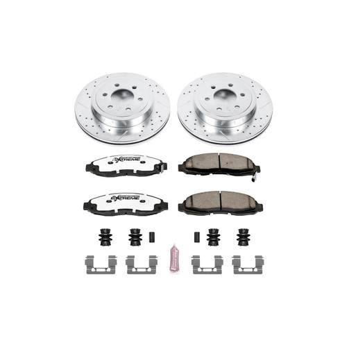 PowerStop K2187-36 - Power Stop 03-04 Dodge Dakota Front Z36 Truck & Tow Brake Kit