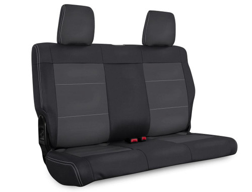PRP Seats B020-03 - Rear Seat Cover for 11-12 Jeep Wrangler JK 2 Door Black and Gray