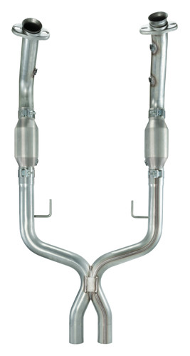 Pypes XFM26E - 2005-2010 Mustang X-Pipe Exhaust Kit High Flow Catalytic Converters EPA Compliant 409 Stainless Steel  Performance Exhaust