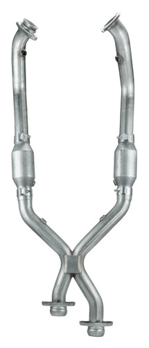 Pypes XFM33E - 1996-1998 Mustang X-Pipe Exhaust Kit High Flow Catalytic Converters EPA Compliant 409 Stainless Steel Designed for Mustang GT  Performance Exhaust