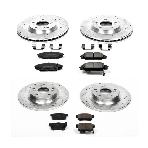 PowerStop K2277 - Power Stop 00-09 Honda S2000 Front & Rear Z23 Evolution Sport Brake Kit