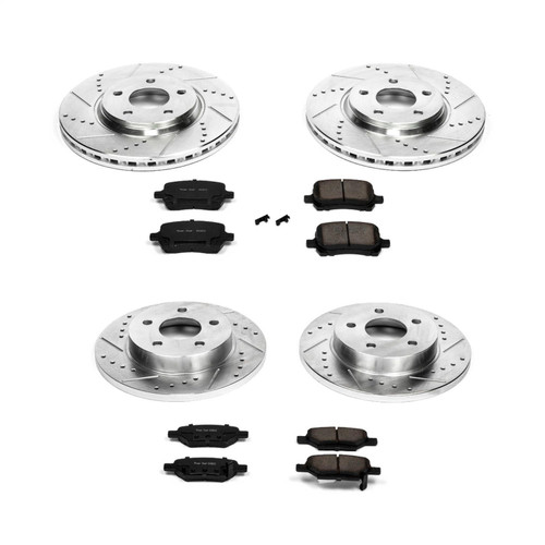 PowerStop K2731 - Power Stop 2007 Chevrolet Cobalt Front & Rear Z23 Evolution Sport Brake Kit