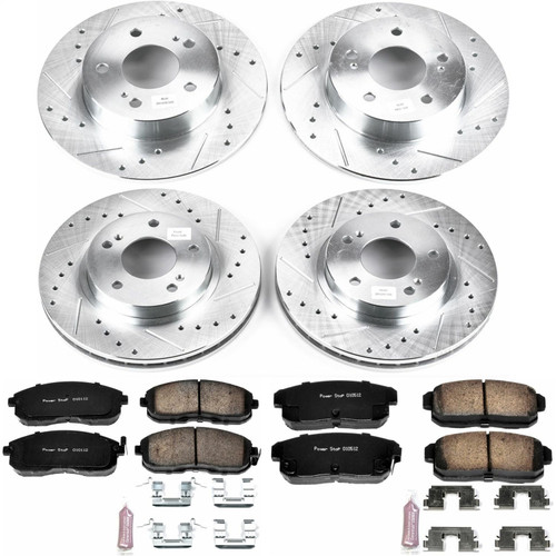 PowerStop K2703 - Power Stop 2001 Infiniti I30 Front & Rear Z23 Evolution Sport Brake Kit